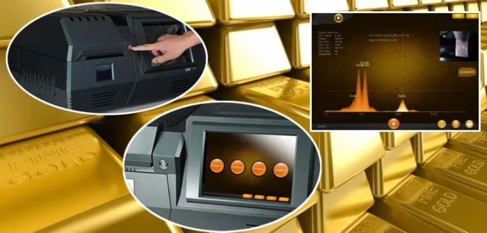 Counterfeits with secure xrf gold analysis