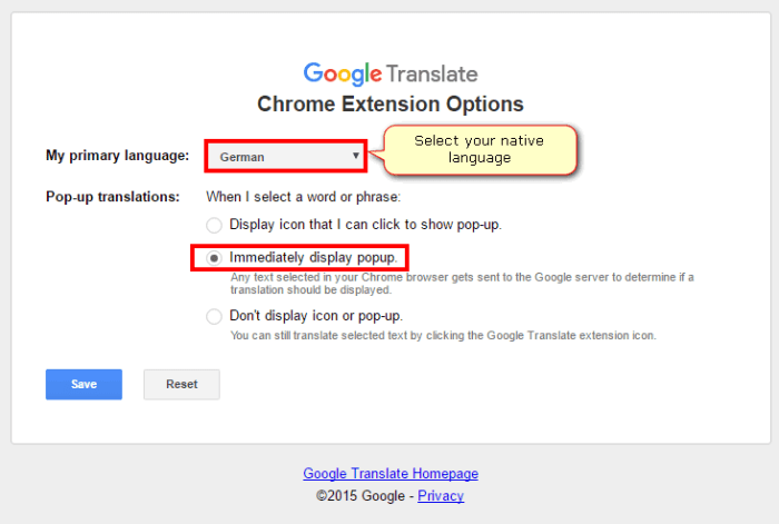 Translate chrome extension text google selected click Translatext chrome extension